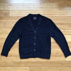 Men's Abercrombie & Fitch Navy Cardigan NWOT  Med